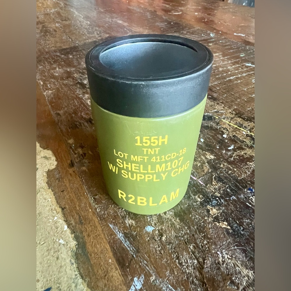 12oz Can Cooler/Koozie, Army Green